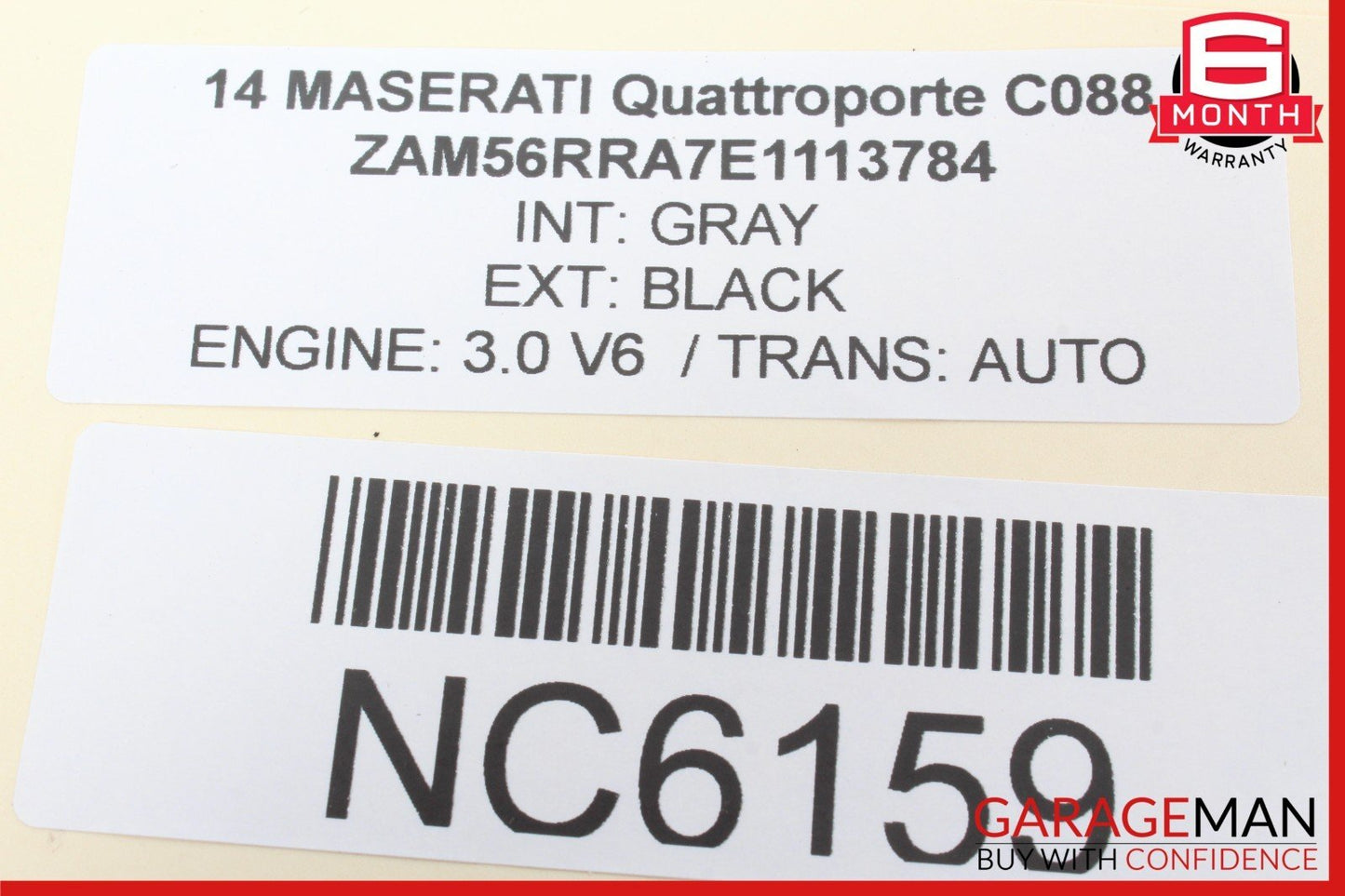 14-17 Maserati Quattroporte Front Right / Rear Left or Right Door Window Switch