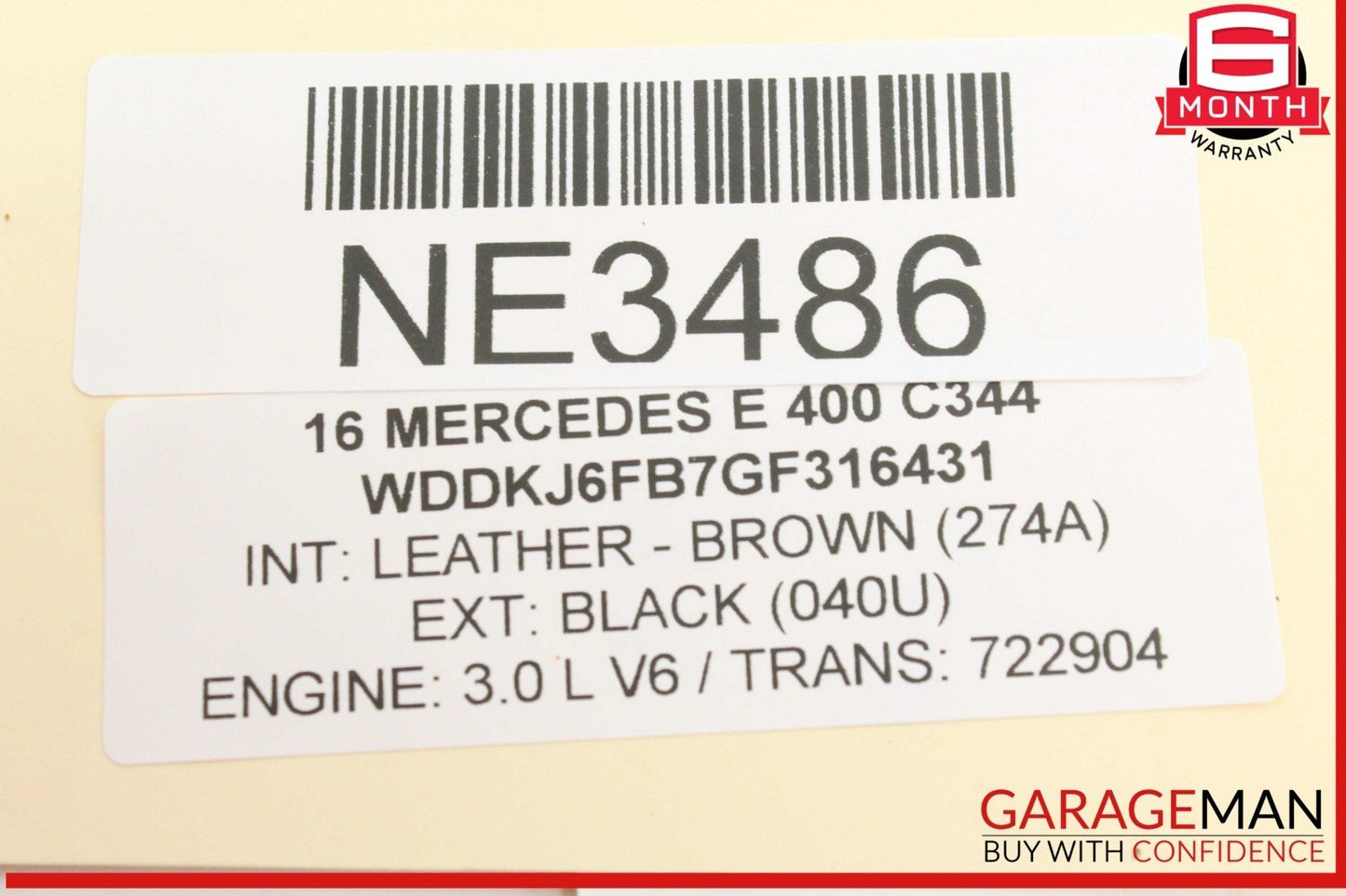 08-17 Mercedes W212 E400 C250 Rear Left or Right Side Lower Thrust Control Arm