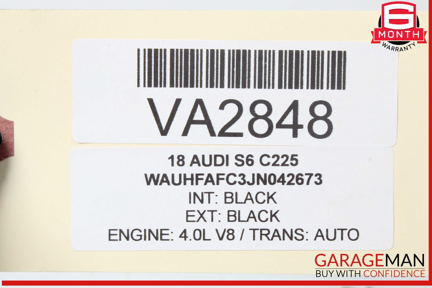 09-18 Audi S6 A6 A7 Rear Left Driver Side Upper Control Arm 8K0505323H OEM