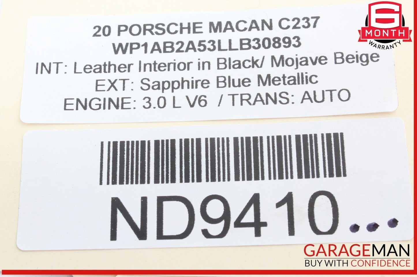 15-24 Porsche Macan 95B Front Left Driver Side Door Lock Latch Actuator OEM