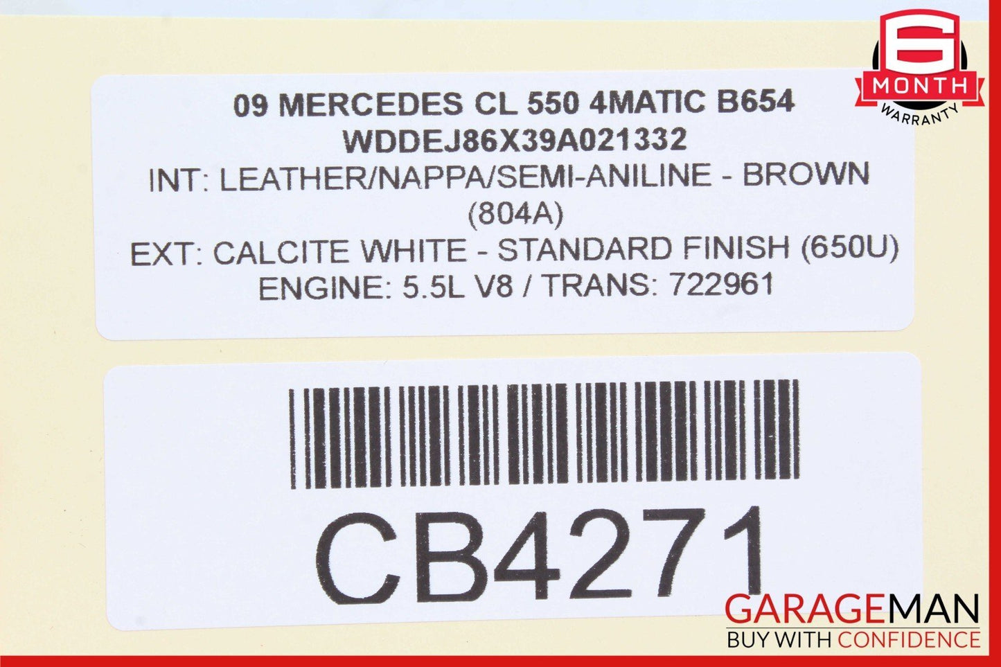 07-14 Mercedes W216 CL550 Front Right Side Dash AC A/C Air Vent Trim Cover OEM