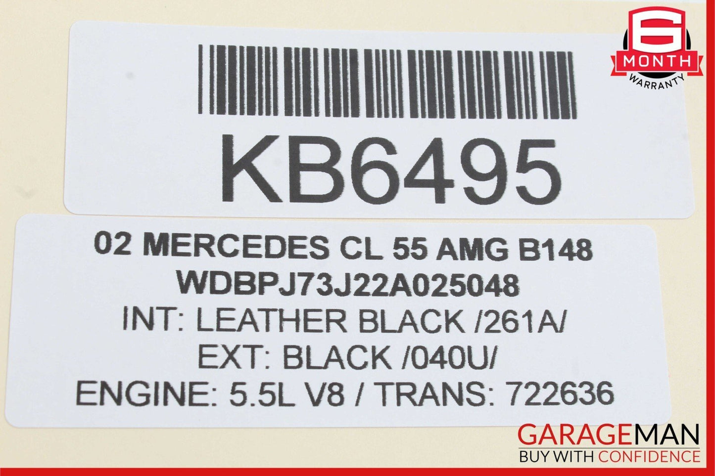 98-03 Mercedes W215 CL55 AMG CLK320 Yaw Acceleration Rate Sensor 0265005230 OEM