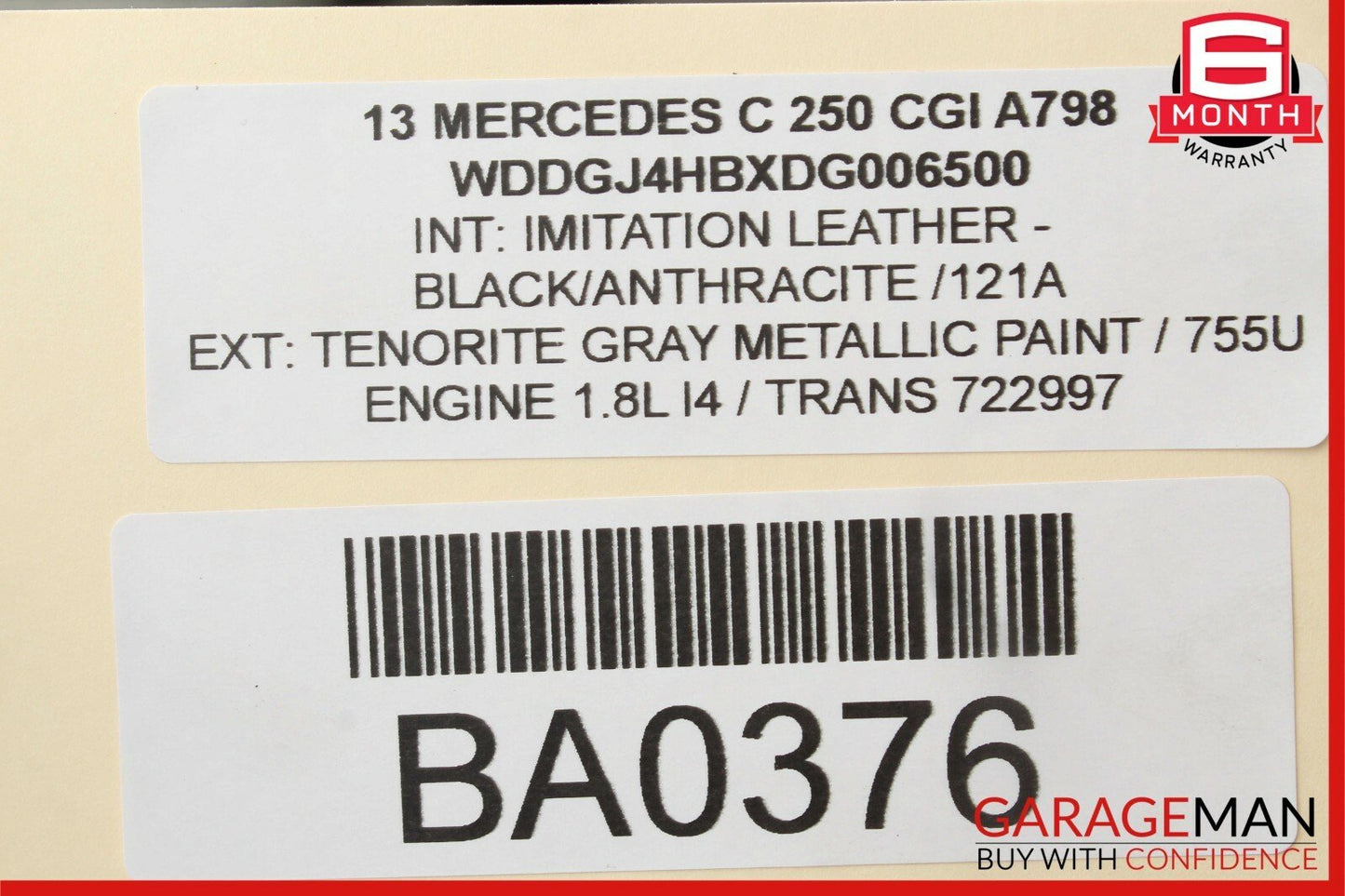 08-18 Mercedes W204 C250 SLK250 Front Right Side Door Control Module Unit OEM