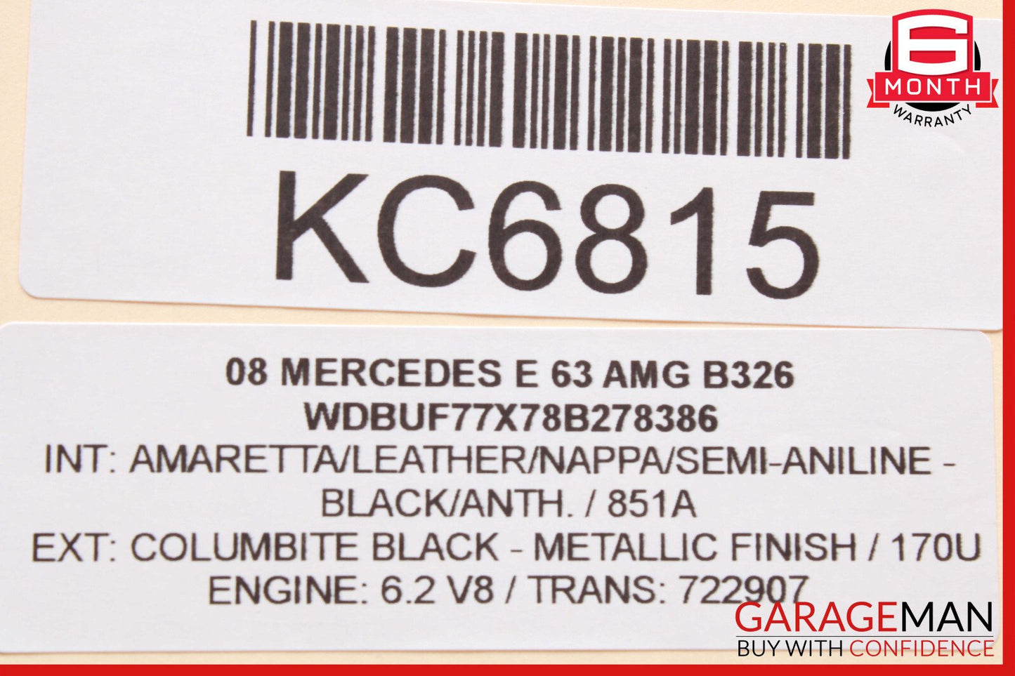 07-12 Mercedes W211 E63 ML63 Voice Language Communication Control Module OEM