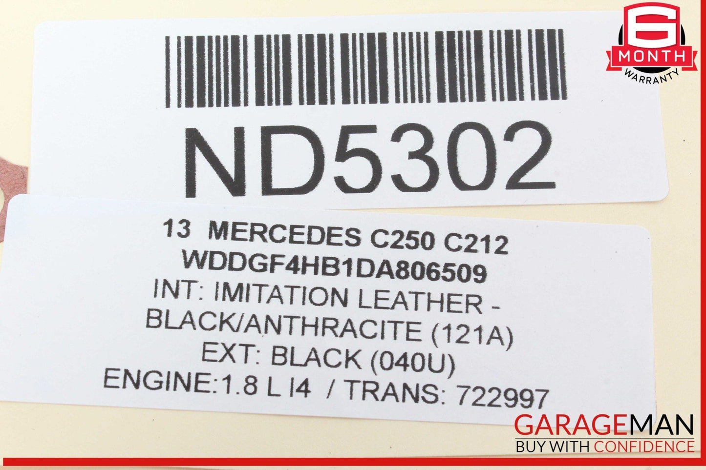 08-14 Mercedes W204 C250 C300 Front Left Side Door Lock Latch Actuator OEM