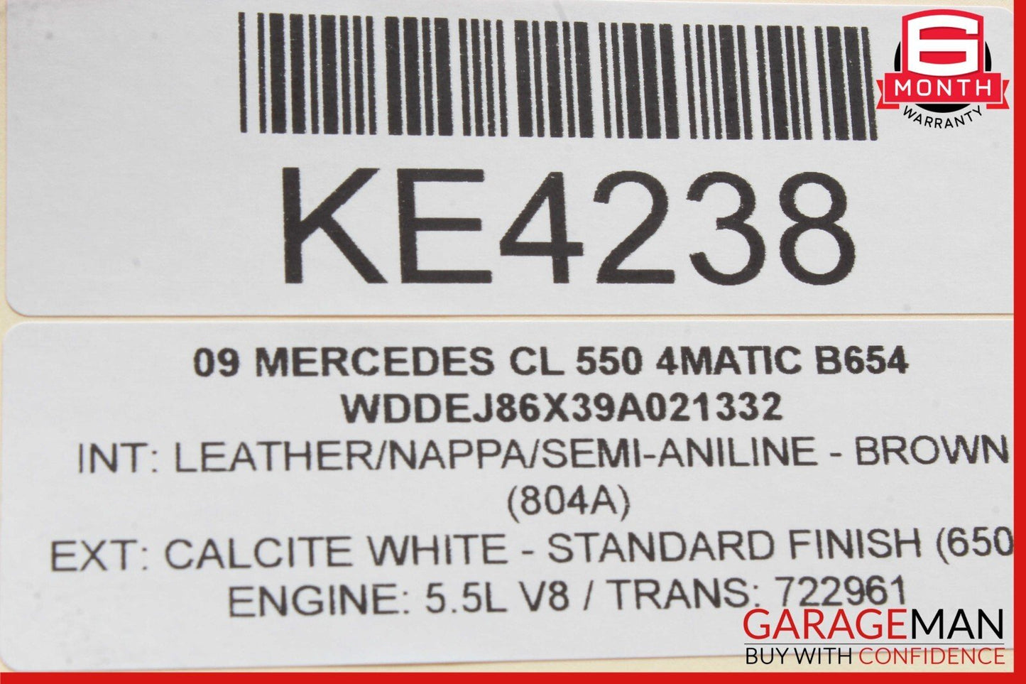 07-14 Mercedes S550 CL550 CL600 CL63 AMG Rear View Backup Back Up Camera