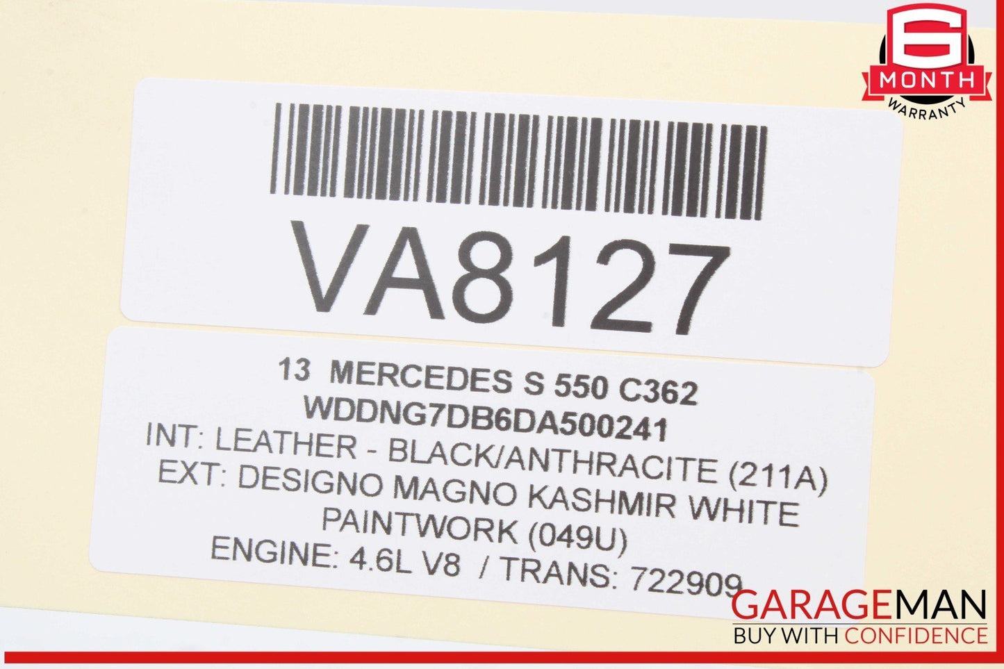 12-16 Mercedes W221 S550 GL550 Distronic Adaptive Cruise Control Module Unit OEM