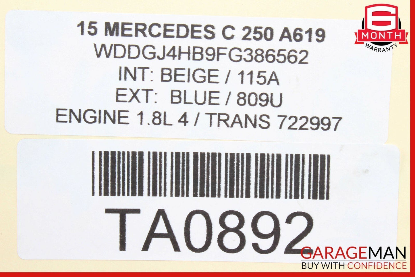 License Plate Rear View Back up Parking Camera Assembly