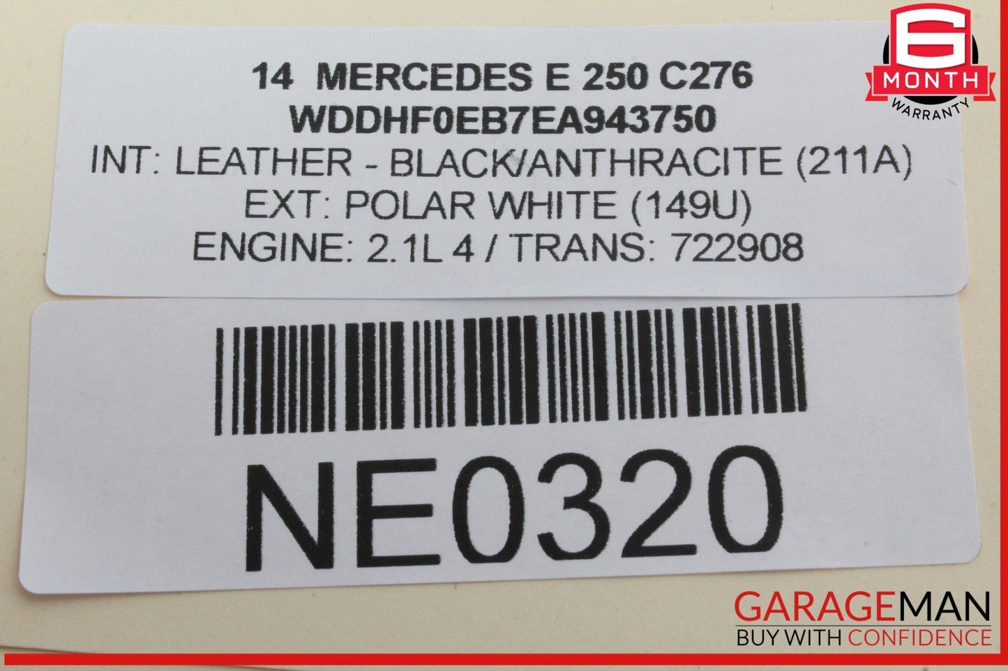 08-20 Mercedes W212 E250 E550 E400 Rear Left Side Door Lock Latch Actuator OEM