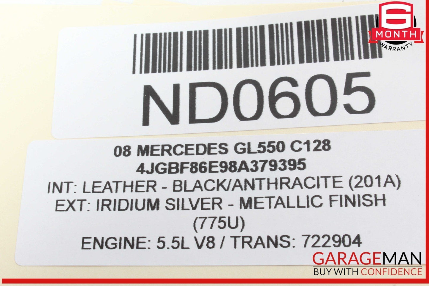 06-13 Mercedes X164 GL550 R500 Front Right Side Door Control Module Unit OEM