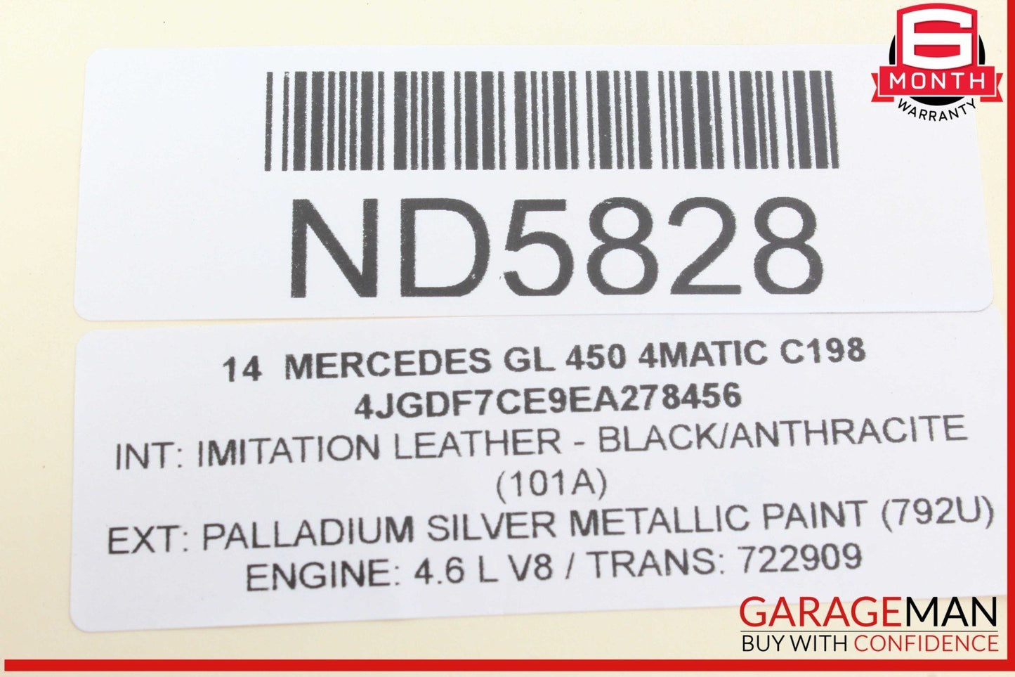 12-19 Mercedes X166 GL450 4MATIC Rear Left or Right Upper Camber Control Arm OEM