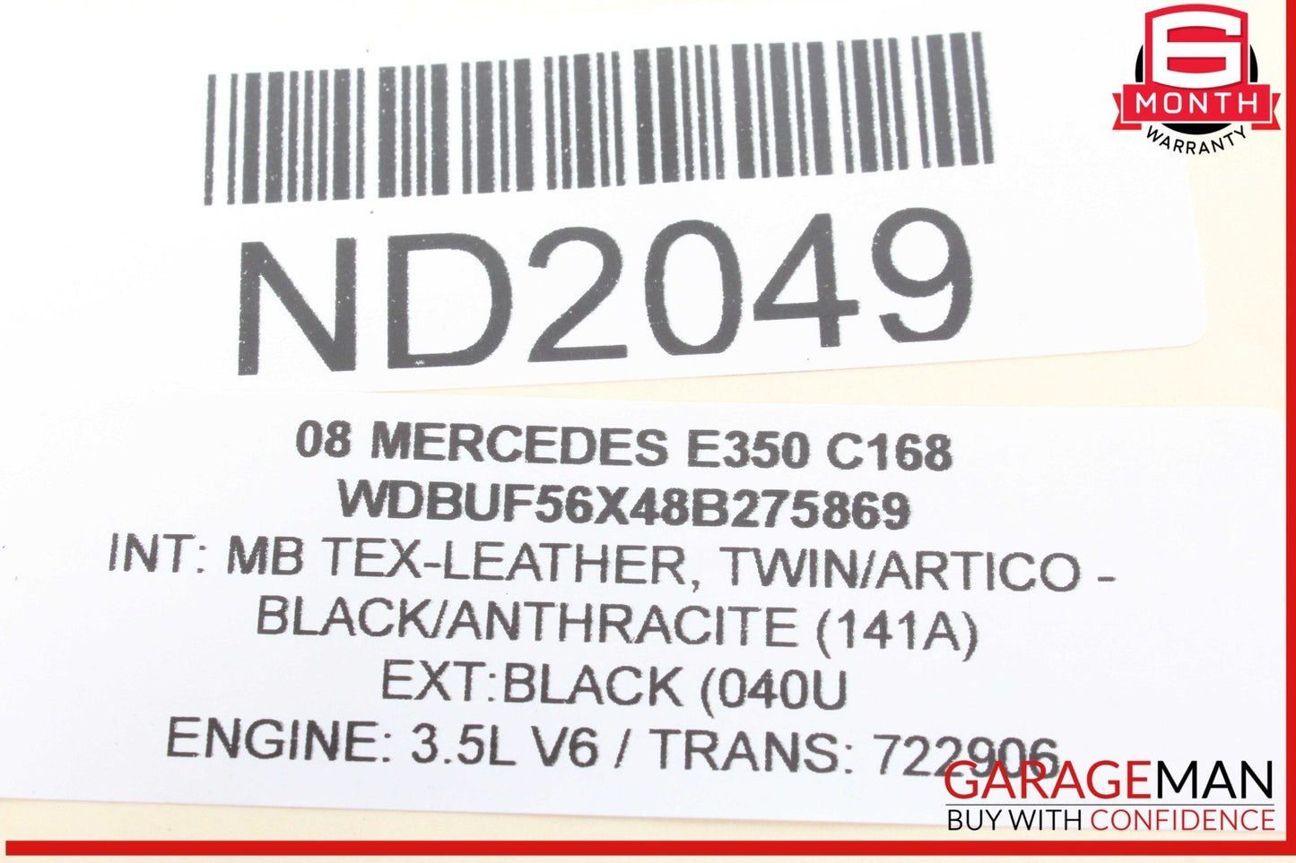 03-11 Mercedes W211 E350 CLS550 Body Control Module Unit BCM 2115455232 OEM