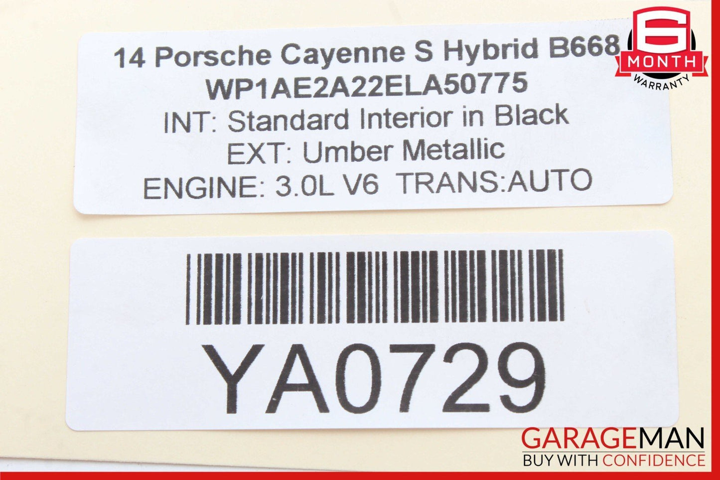11-17 Porsche Cayenne 958 Hybrid S Rear Left Driver Side Lower Control Arm OEM