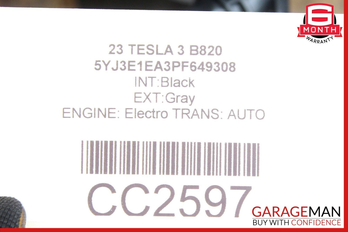 17-23 Tesla Model 3 AWD Rear Side Unit Engine Electric Motor OEM
