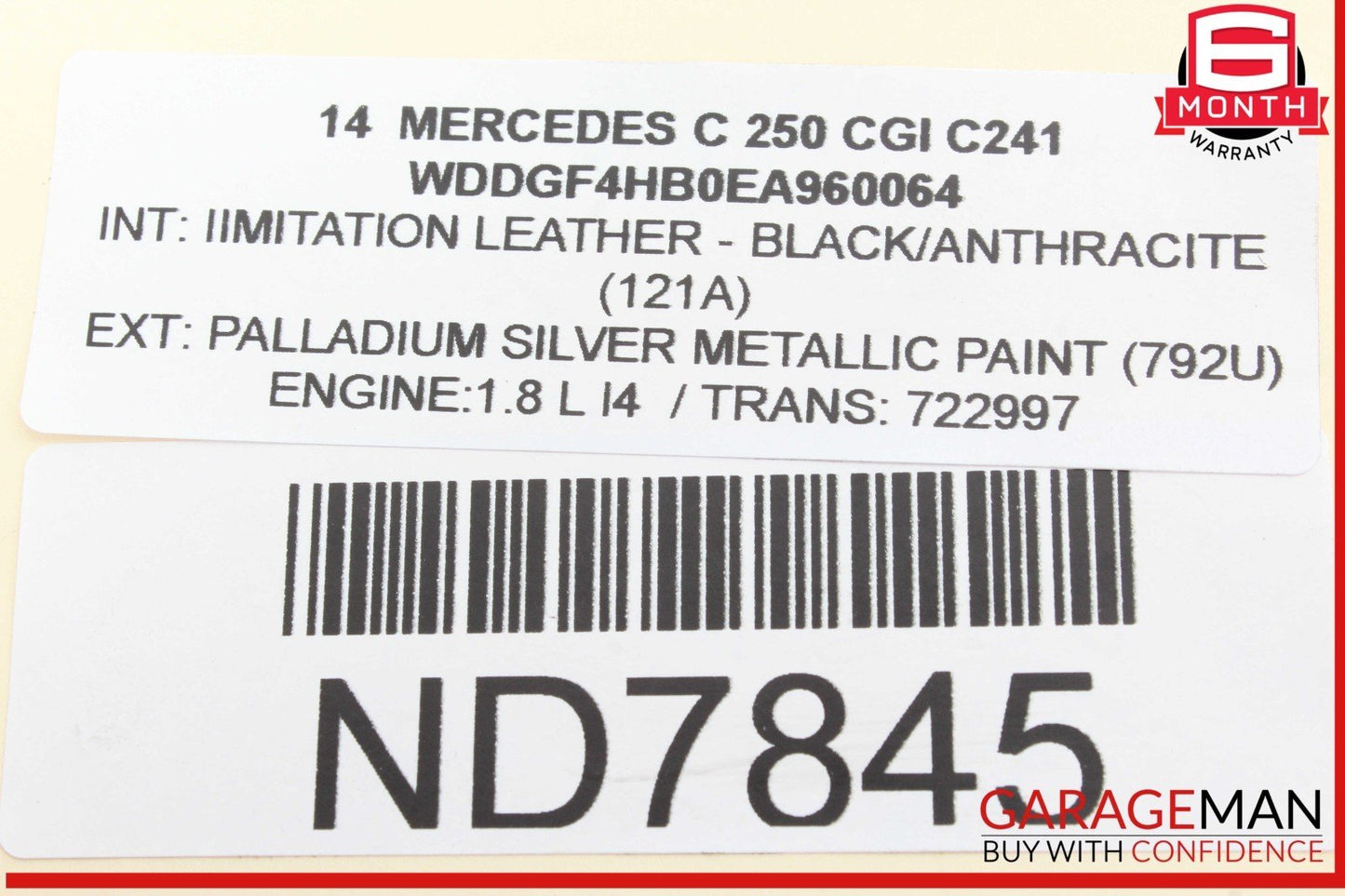 12-15 Mercedes W204 C250 CGI Power Steering Pump 0064663601 OEM