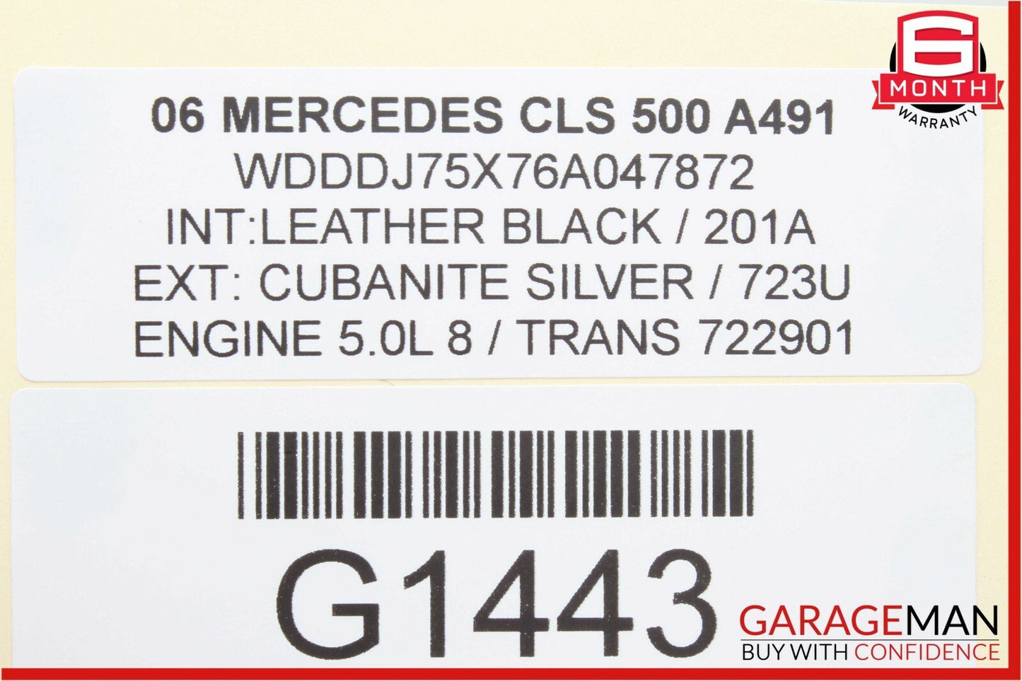 06-09 Mercedes W219 CLS500 E500 Front Right Seatbelt Seat Belt Retractor Black