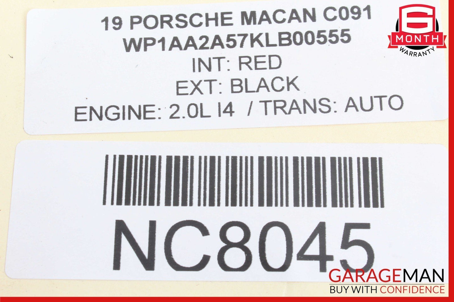 15-24 Porsche Macan 95B Power Steering Column Assembly 95B419506AN OEM