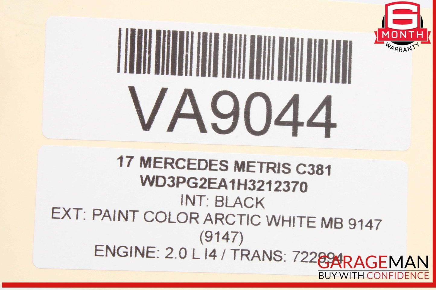15-23 Mercedes W447 Metris C300 AC Air Conditioning Compressor 0032306911 OEM