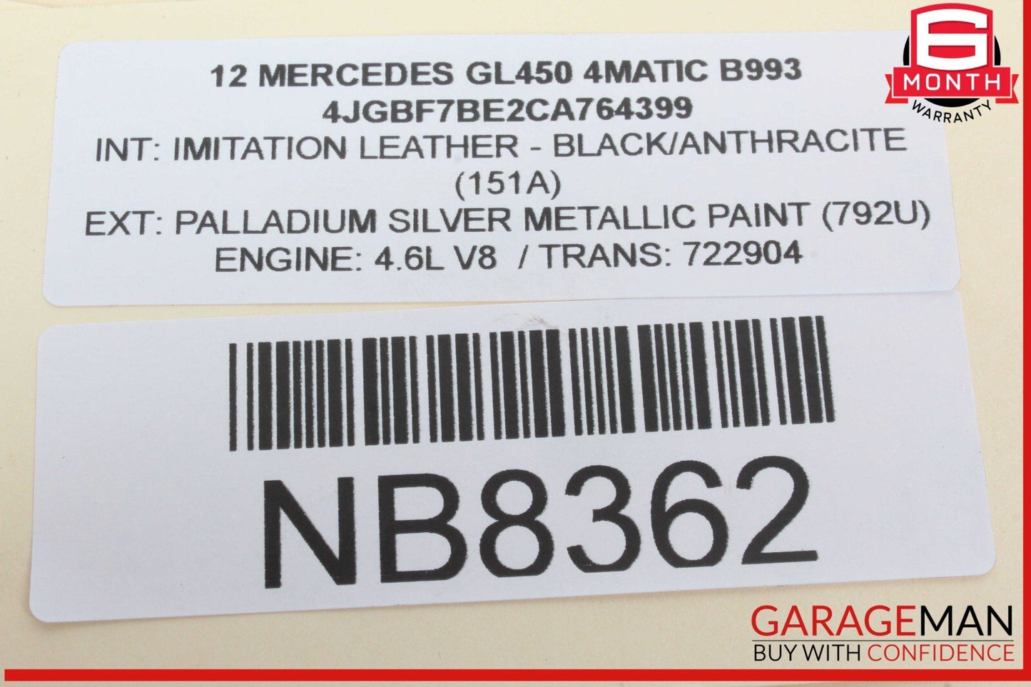 06-13 Mercedes X164 GL450 4MATIC Left or Right Door Audio Sound Speaker OEM