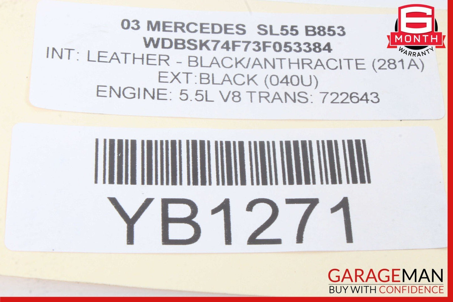 03-12 Mercedes R230 SL55 CLS500 Rear Left Side Thrust Arm Lower Control Arm OEM