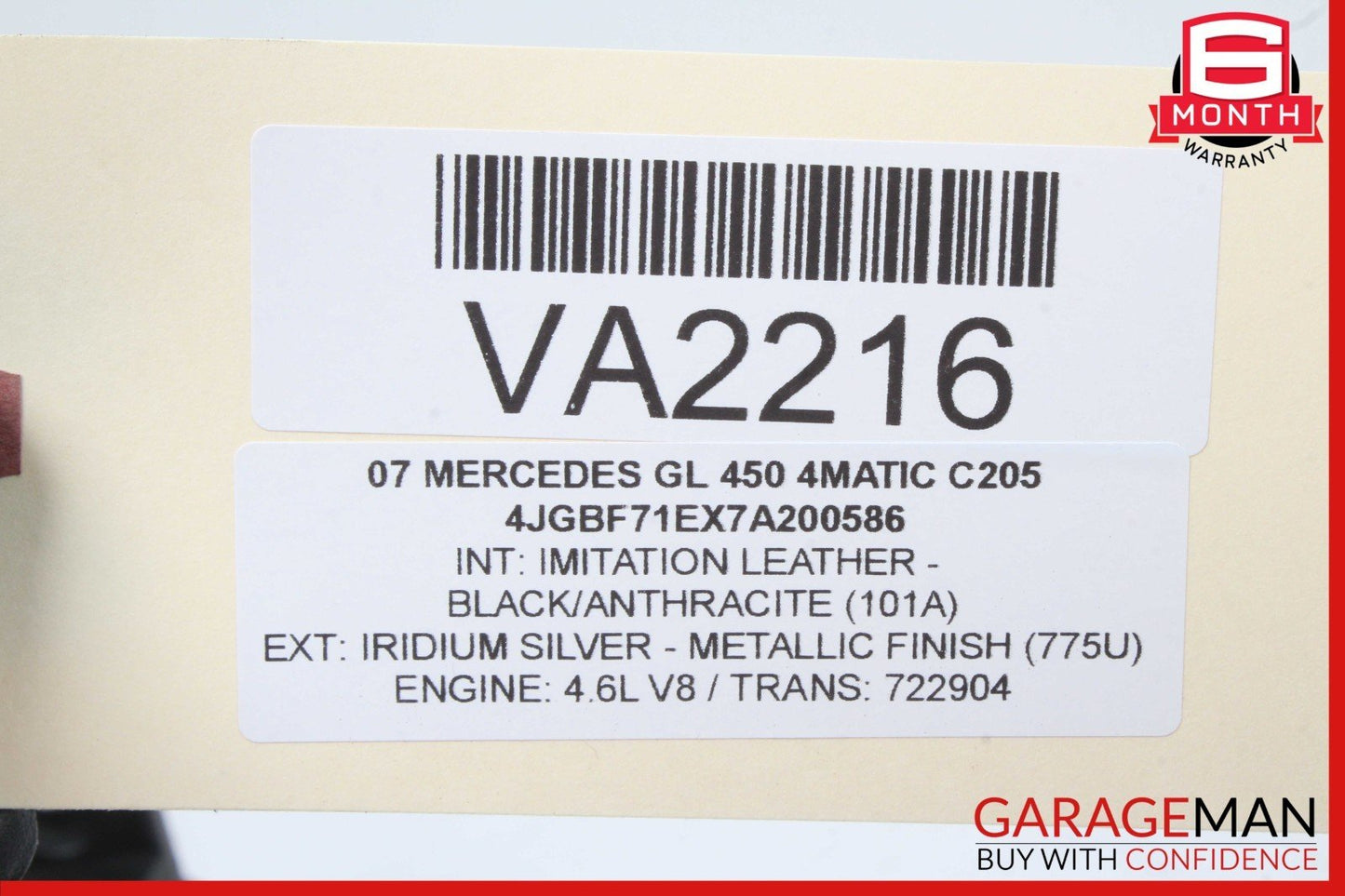 06-13 Mercedes X164 GL450 4MATIC R350 Gas Throttle Accelerator Pedal OEM