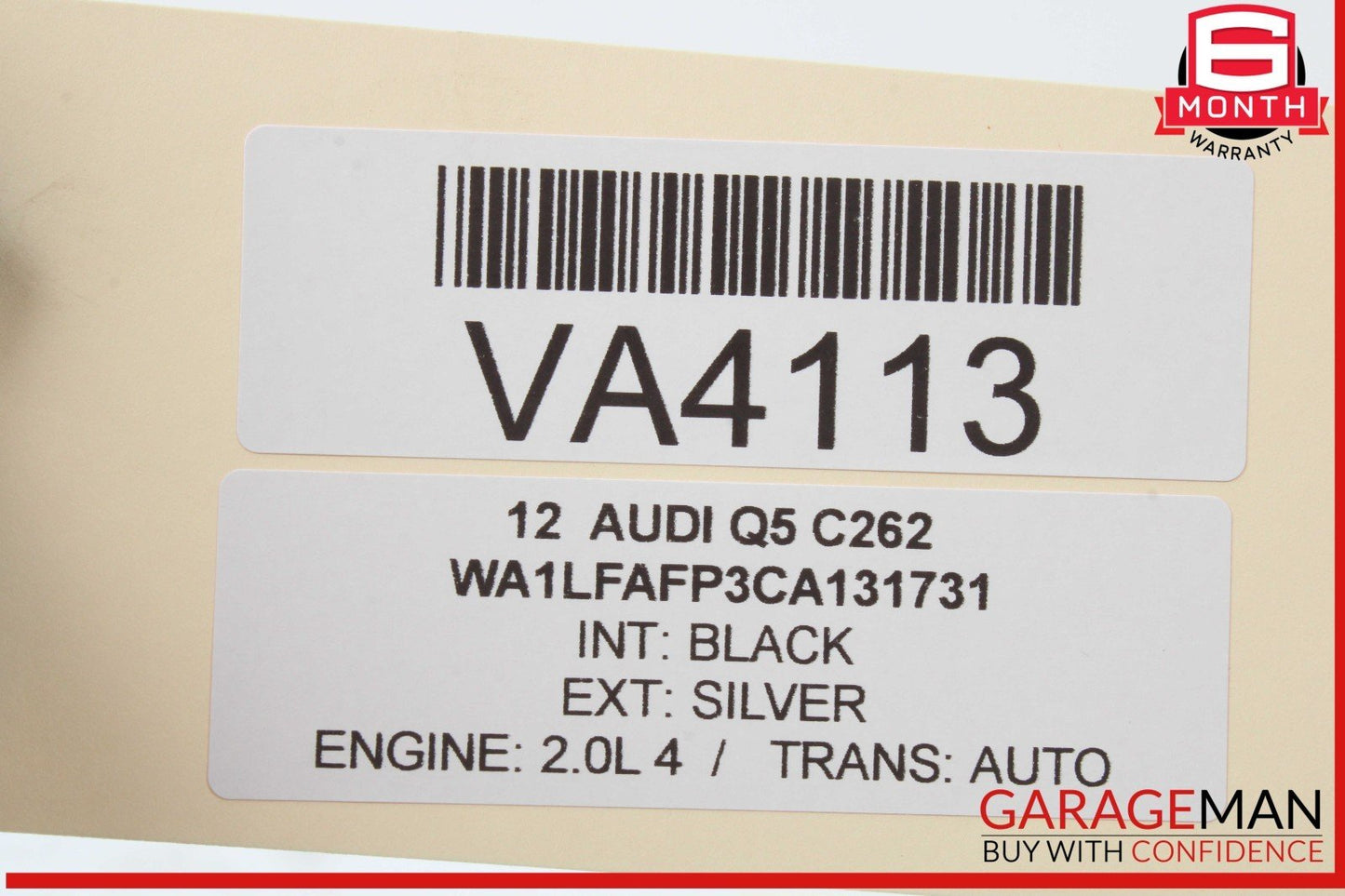 09-16 Audi Q5 A4 Rear Left Driver Side Door Lock Latch Actuator 8K0839015D OEM