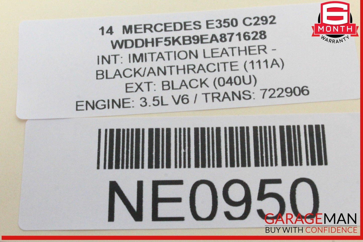 08-18 Mercedes W212 E350 C300 Front Left Side Door Control Module Unit OEM