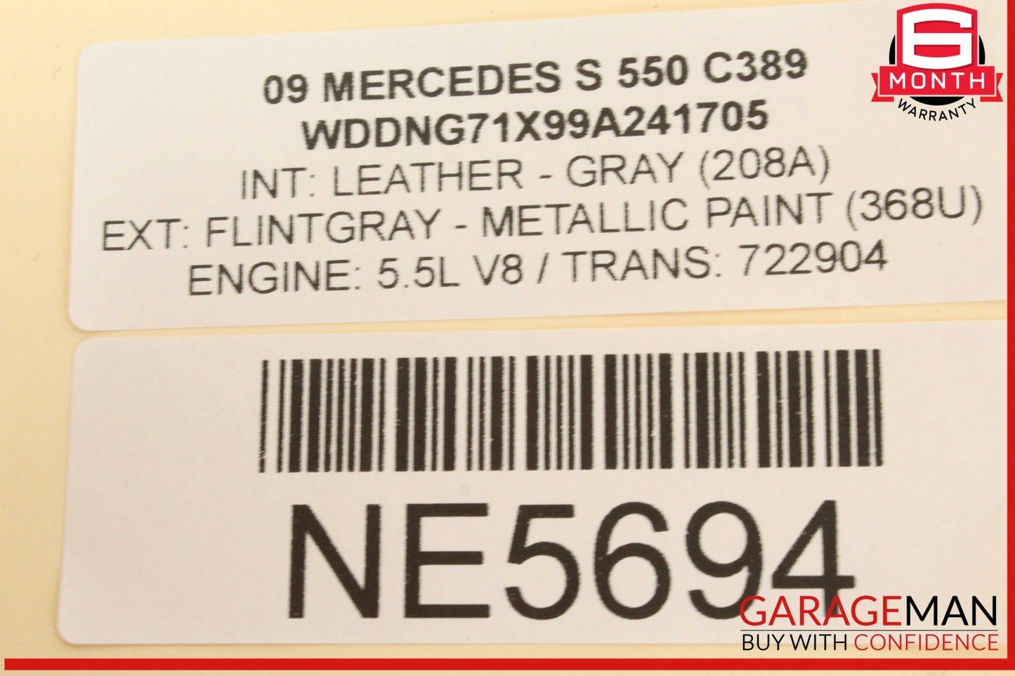 07-10 Mercedes W221 S550 CL550 Bluetooth Communication Control Module Unit OEM