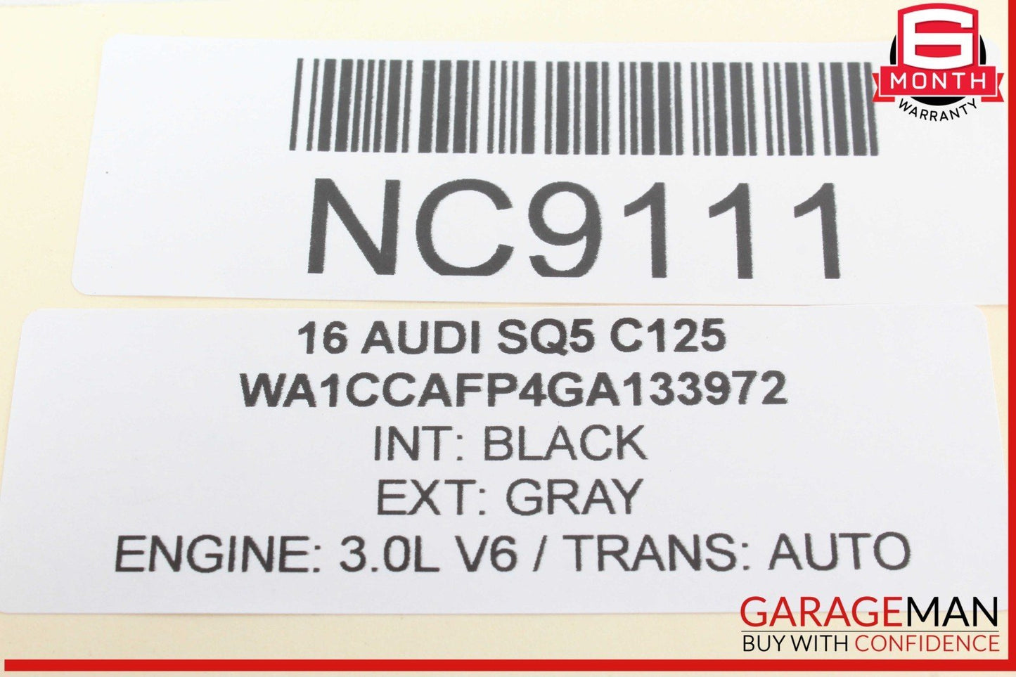 14-17 Audi SQ5 Engine Computer Control Module Unit ECU ECM 8R0907551G OEM