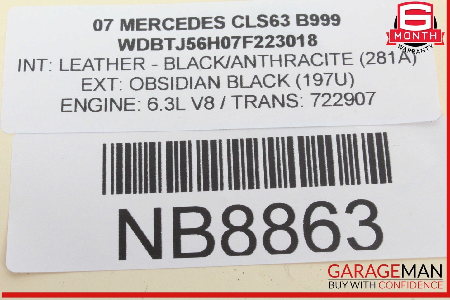 03-11 Mercedes W219 CLS63 AMG E320 Door Mirror Control Switch 2118215779 OEM