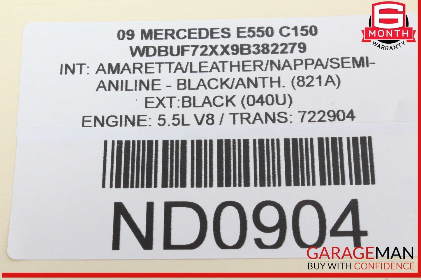 07-09 Mercedes W211 E550 E350 Rear Left Side Door Control Module 2118703385 OEM