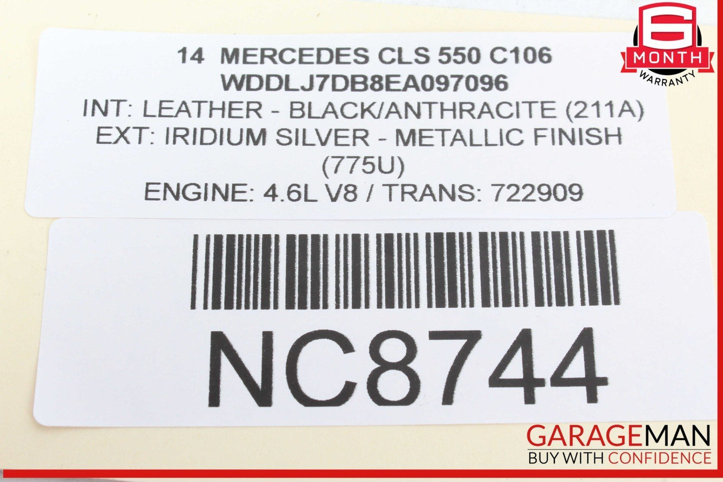 12-18 Mercedes W218 CLS550 Front Left Side Airmatic Air Shock Absorber Strut