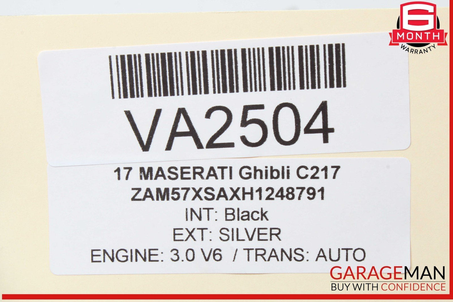 14-20 Maserati Ghibli Rear Right Passenger Side Door Lock Latch Actuator OEM