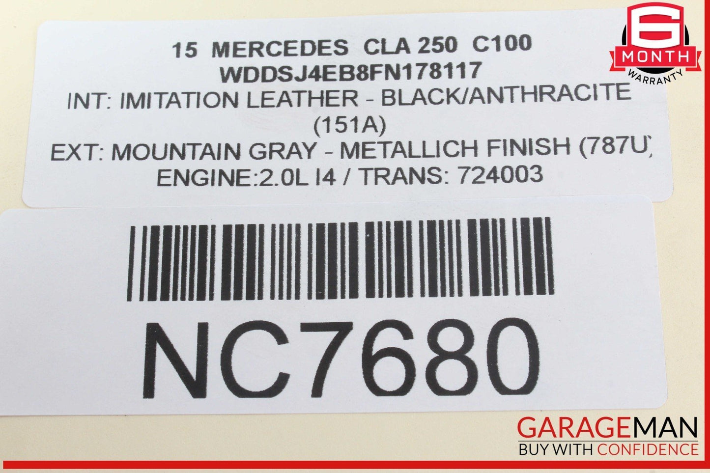 14-20 Mercedes W117 CLA250 Rear Left / Right Side Suspension Lower Control Arm