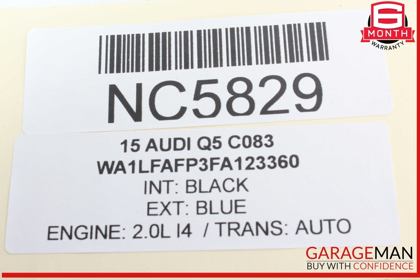 13-17 Audi Q5 Front Left Driver Side Door Control Module Unit 8K0959793R OEM