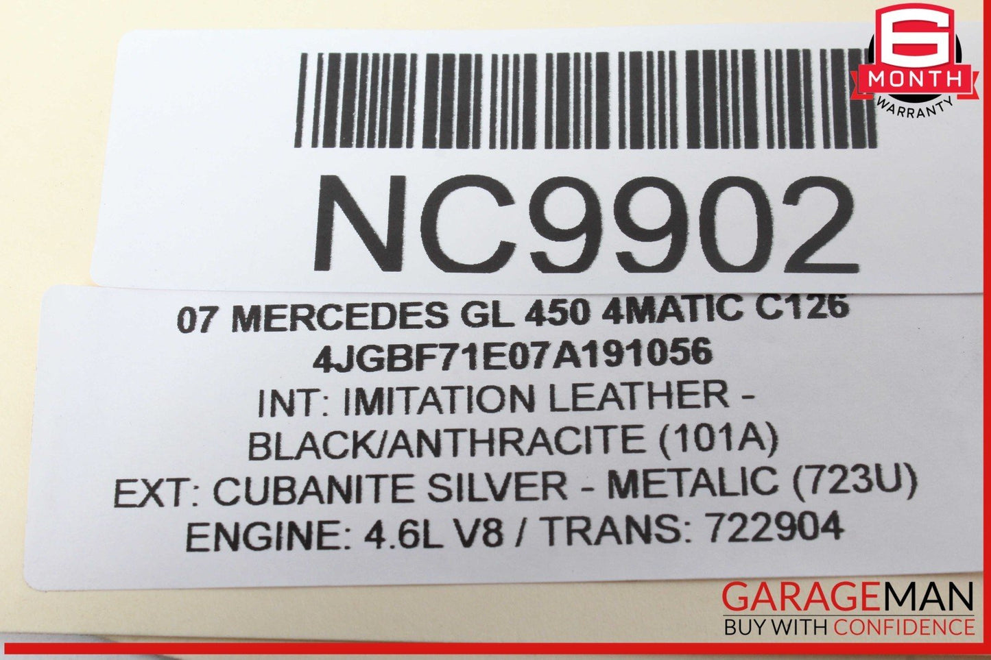 06-13 Mercedes X164 GL450 4MATIC Rear Right or Left Suspension Upper Control Arm