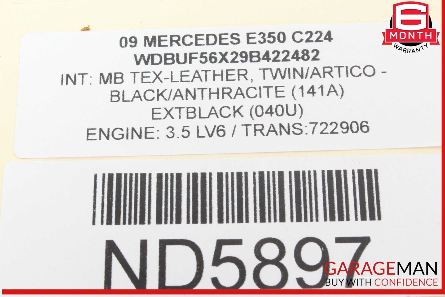 07-09 Mercedes W211 E350 Front Left or Right Door Audio Sound Speaker OEM
