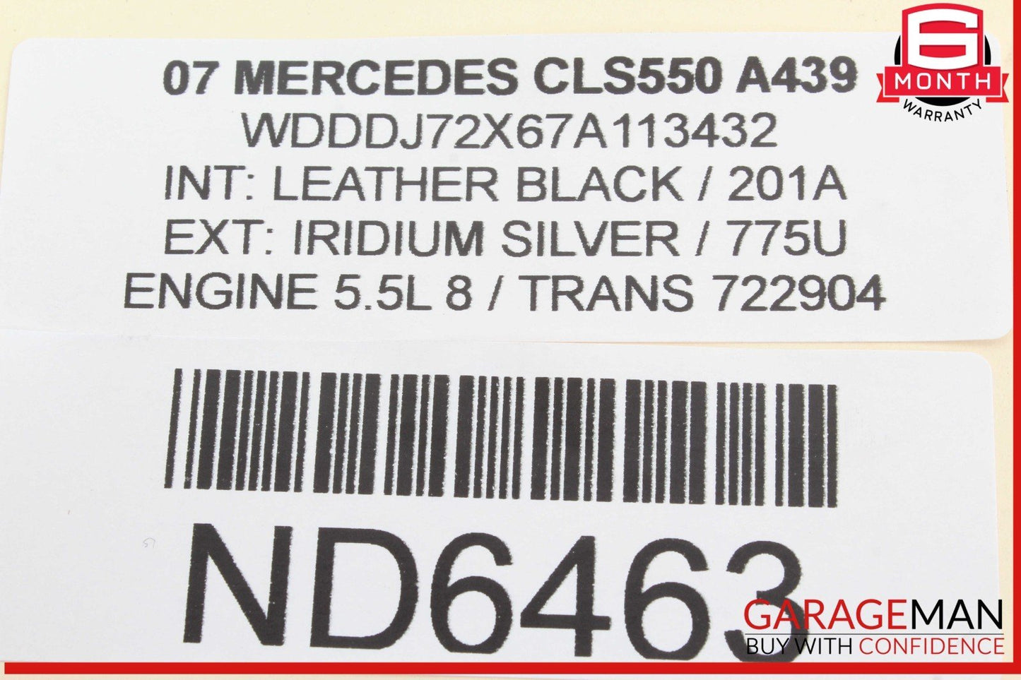 06-11 Mercedes W219 CLS550 CLS55 Rear Right Door Control Module 2198200326