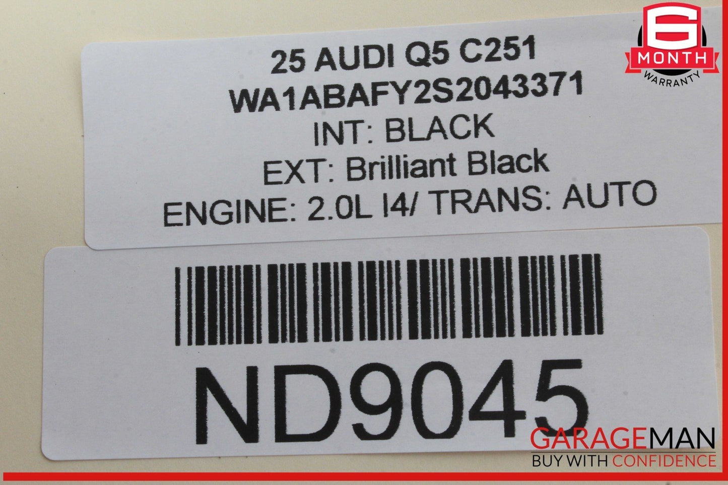 18-25 Audi Q5 A6 S6 Trunk Liftgate Release Open Control Module 80A962243 OEM