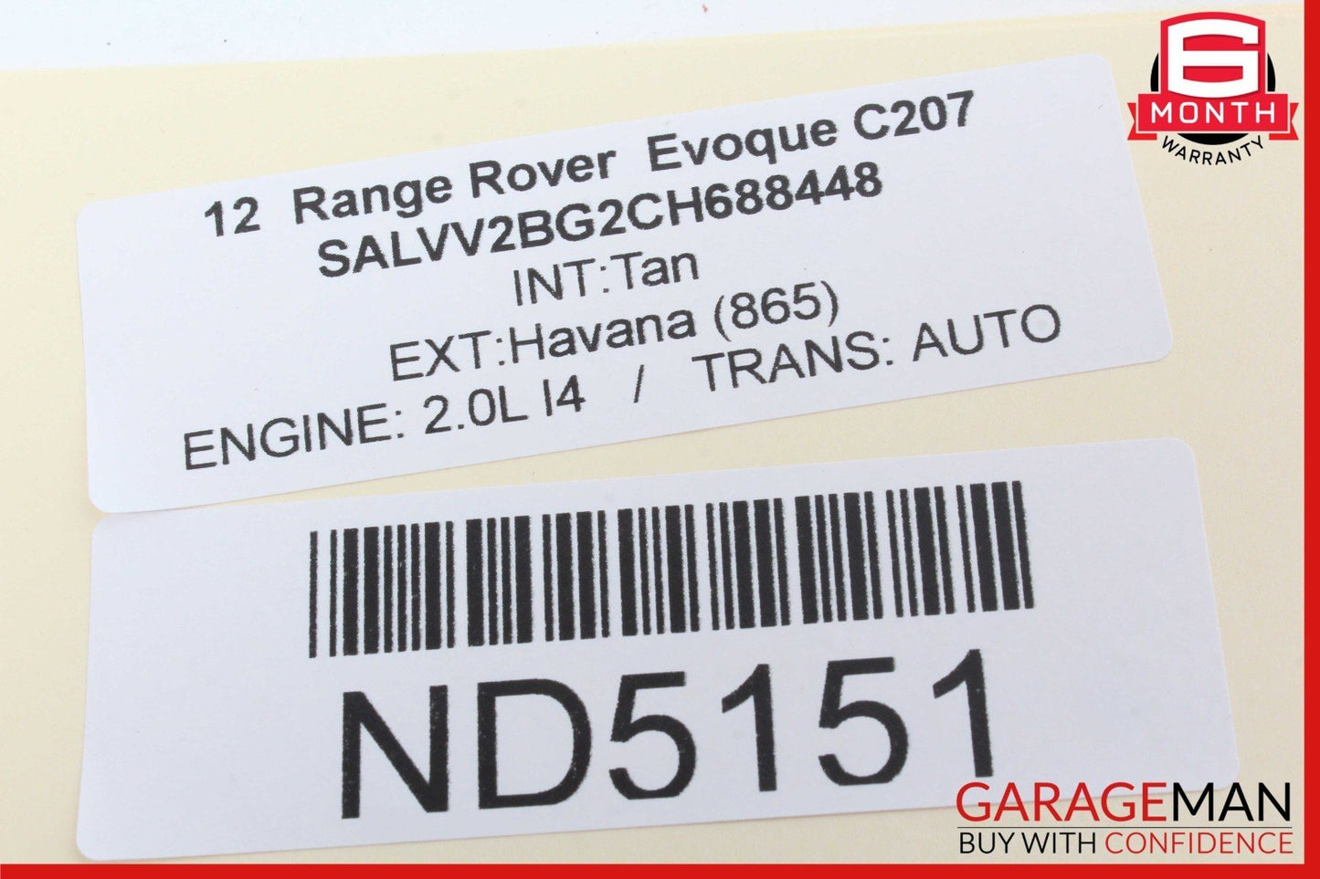 10-13 Land Rover Range Rover Evoque Fuel Pump Drive Control Module 7H429D372AA