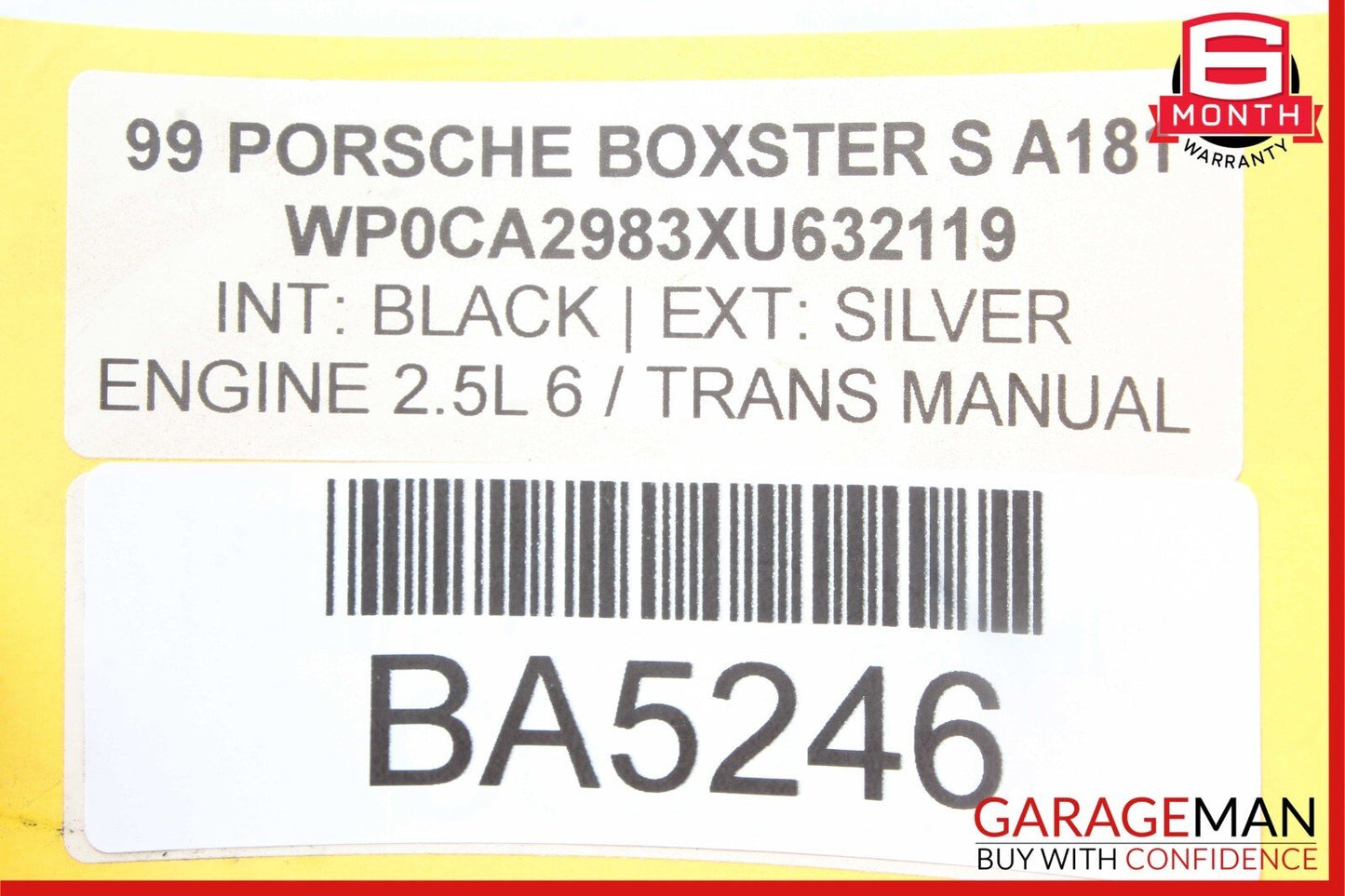 97-12 Porsche Boxster 986 Cayman 987 Carrera 911 996 A/C Heater Blower Motor Fan