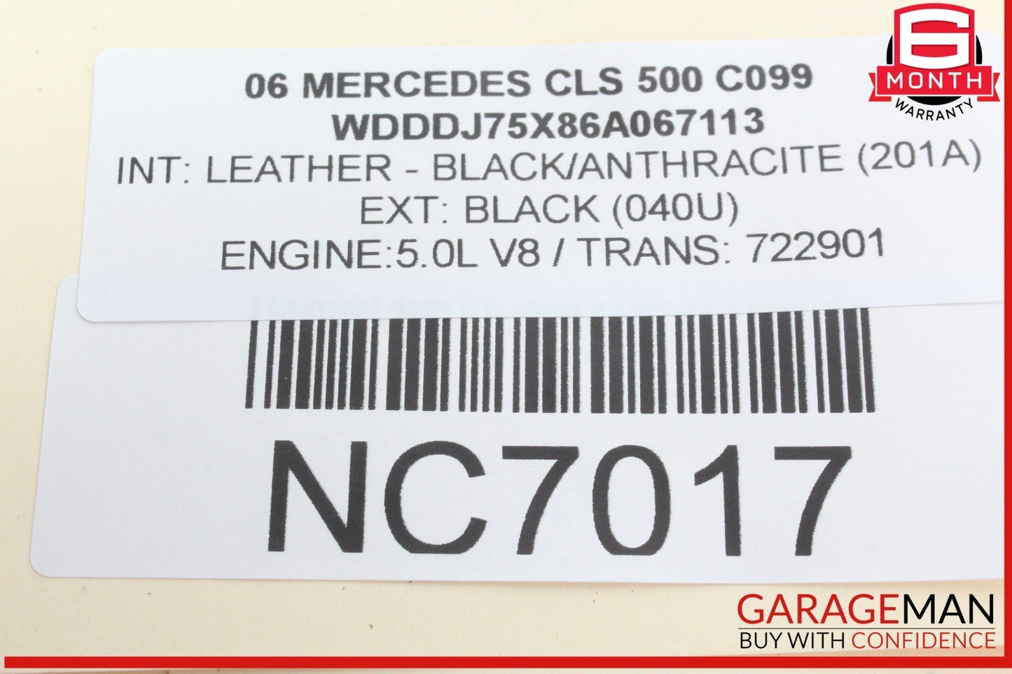 06-11 Mercedes W219 CLS500 CLS55 AMG AC A/C Climate Control Unit 2198300785 OEM