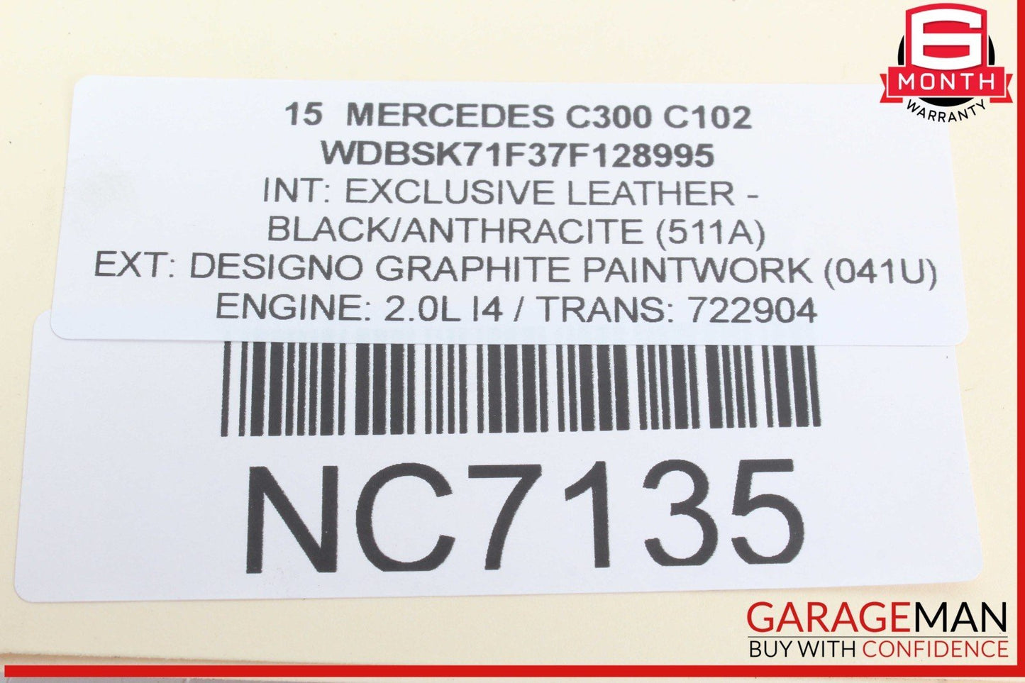 15-21 Mercedes W205 C300 Front Right Passenger Side Shock Strut Absorber OEM