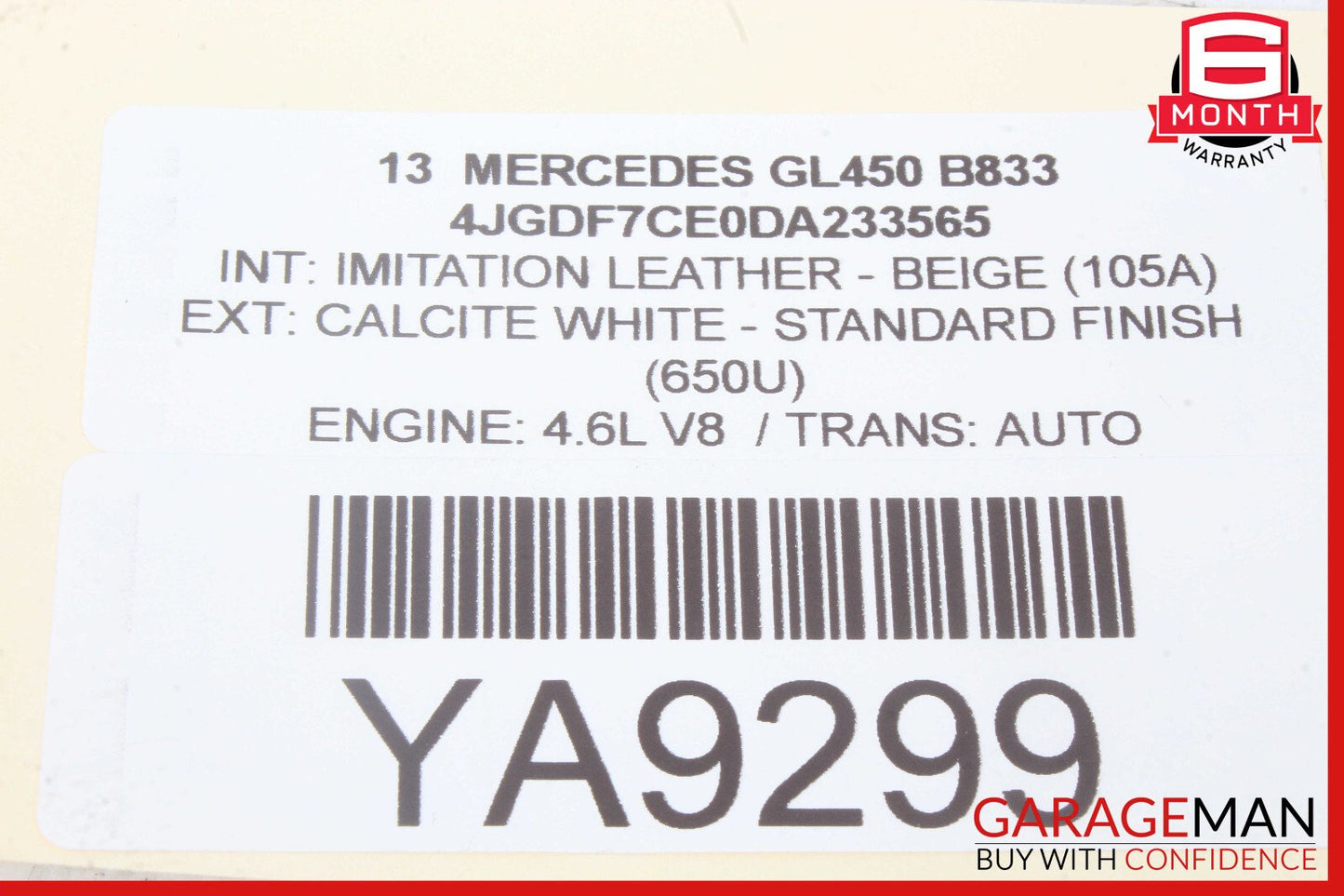 12-19 Mercedes X166 GL350 GLE43 AMG Front Left Side Door Window Regulator Motor