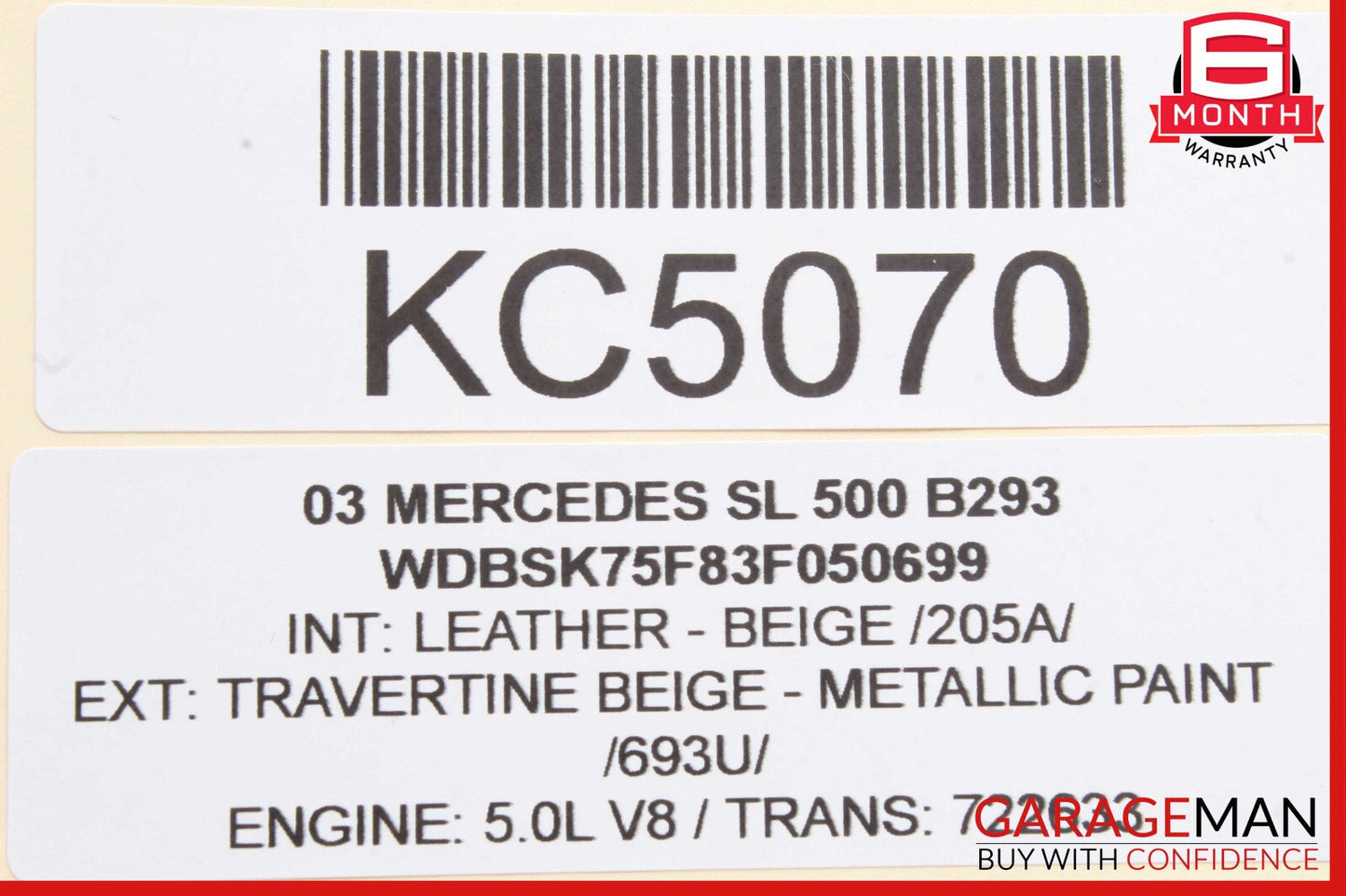 00-06 Mercedes R230 SL500 S55 AMG CLK500 Voice Command Control Module OEM