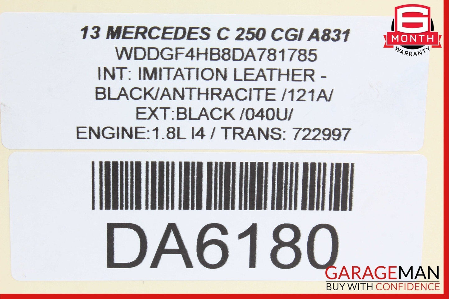 12-15 Mercedes W204 C250 1.8L Power Steering Shaft 2044620078 OEM