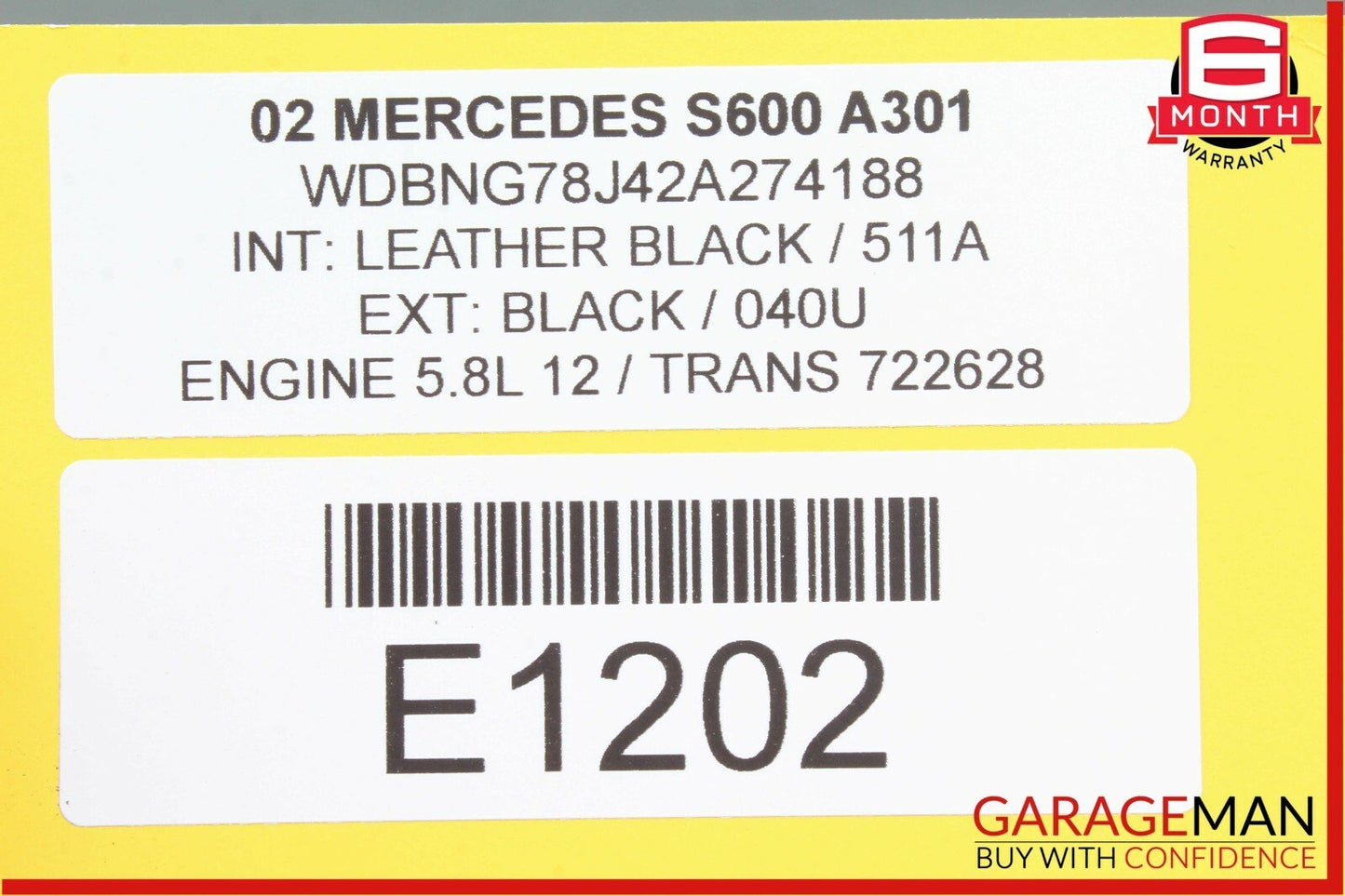 00-06 Mercedes W220 S430 S600 Front Left Side Door Audio Sound Speaker OEM