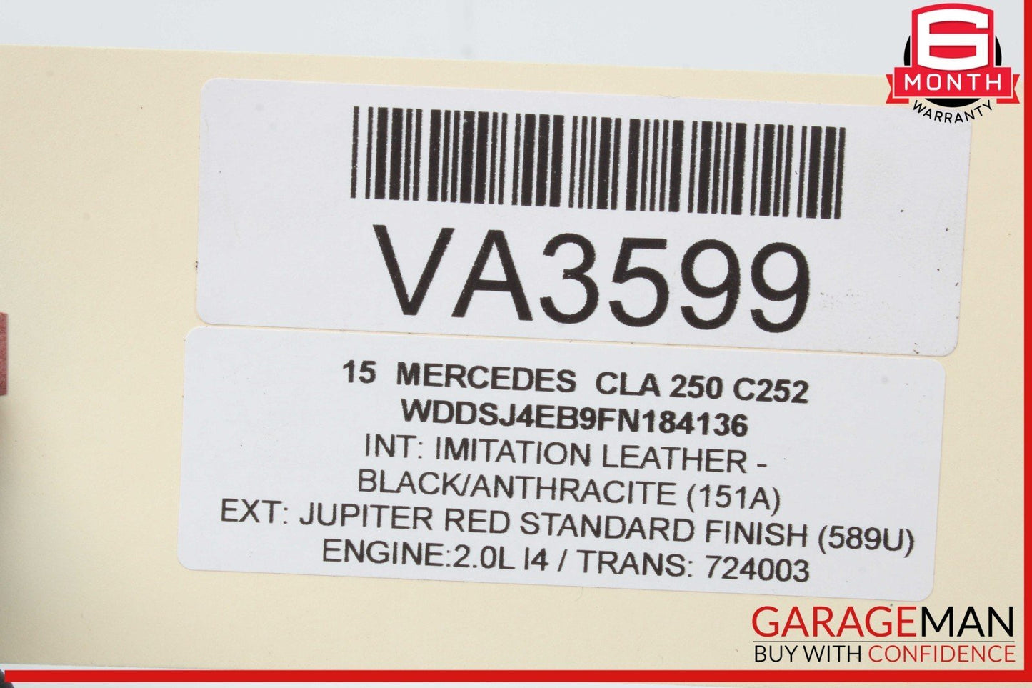 14-19 Mercedes W117 CLA250 Communication System Computer Control Module Unit OEM