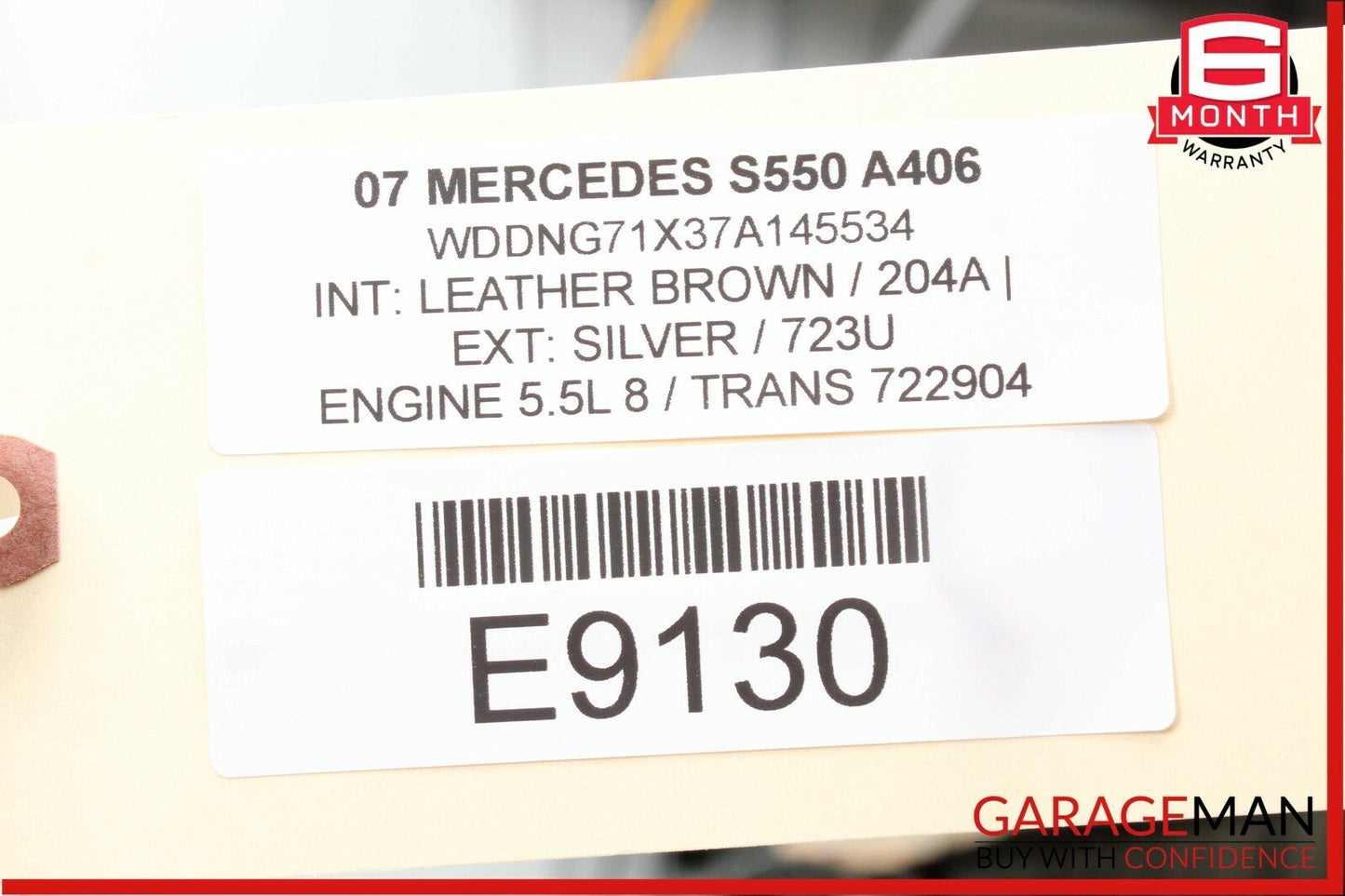 07-09 Mercedes W221 S550 S65 AMG Information Navigation Display Screen Monitor