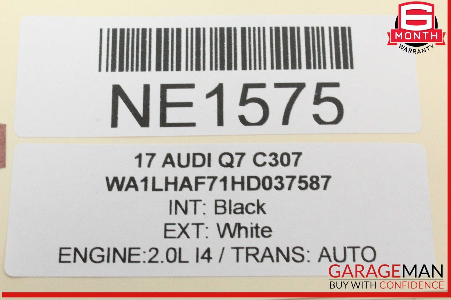17-19 Audi Q7 Steering Column Shroud Trim Cover Panel 4M0953551 OEM